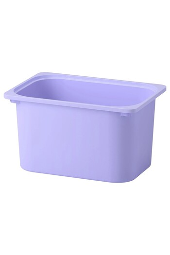 IKEA KALİTELİ 3 Adet Plastik Oyuncak Saklama Kutusu 42x30x23 Cm İkea 3'lü Set Düzenleme Kutusu Lila Kutu
