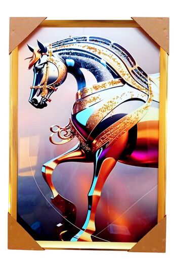essentialneedsforall STONED ACRYLIC HORSE WALL FRAME