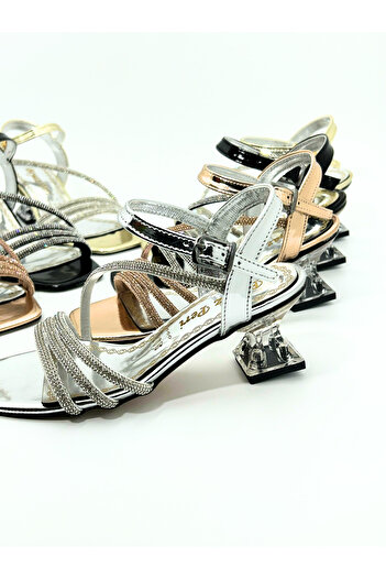 ZSHOES Girl's Laser Engraved Stone Special Day Heeled Sandals/Shoes