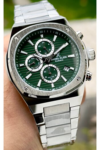 Daniel Klein Men's Steel Wrist Watch+bracelet