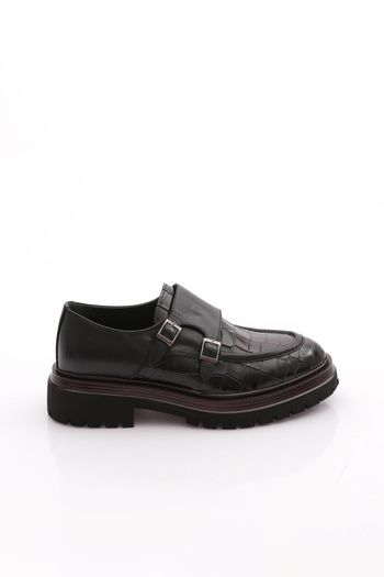 DGN Ανδρικά παπούτσια Casual Μαύρα Croco 10381123210