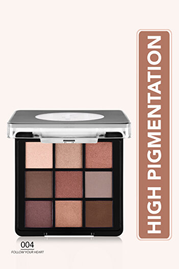 Flormar Mat & Işıltılı Kremsi Far Paleti - Eye Shadow Palette - 004 Follow Your Heart- 8682536048460