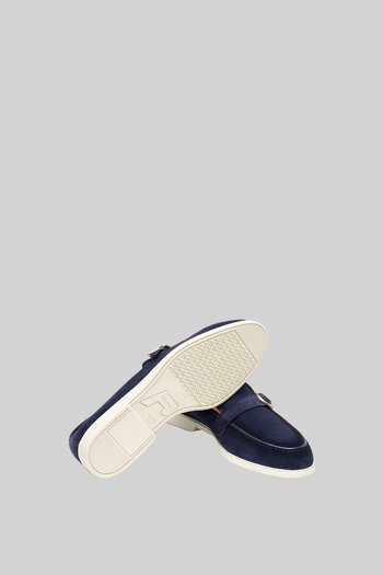Santoni Erkek Klasik Ayakkabı Mavi