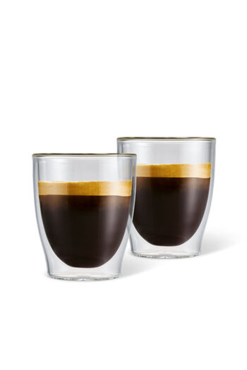 Tchibo 2-Pack Caffè Crema Glass