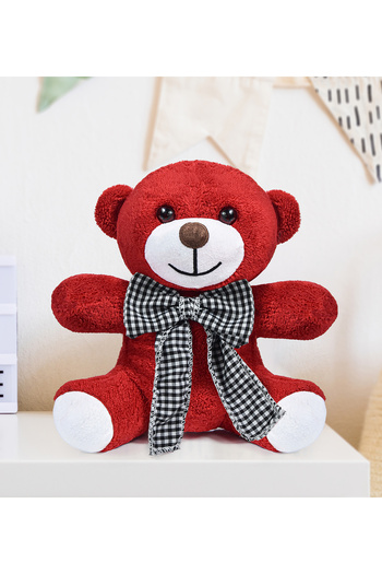Özgüner Oyuncak Özgüner Sitting Plush Teddy Bear with Bow Tie: Your Sweetest Gift Option! (100% Local)