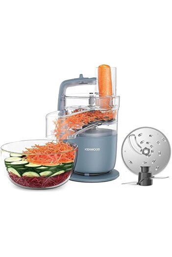 Kenwood محضر طعام، متعدد الاستخدامات، 650 واط، وعاء سعة 1.3 لتر، تقطيع، تقطيع شرائح، بشر، هرس، عجن العجين