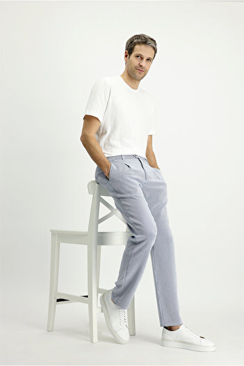 Kiğılı Regular Fit Lycra Canvas/ Chino Pants