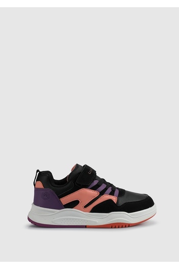 lumberjack Strike 4-Piece Black Girls' Sneakers