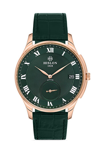 Hislon Cl120R-15Yr Green Classic Men's Wristwatch