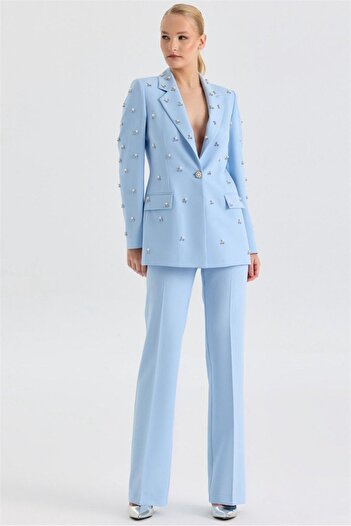 CLIO CLİO İNCİLİ TAŞLI BLAZER TAKIM