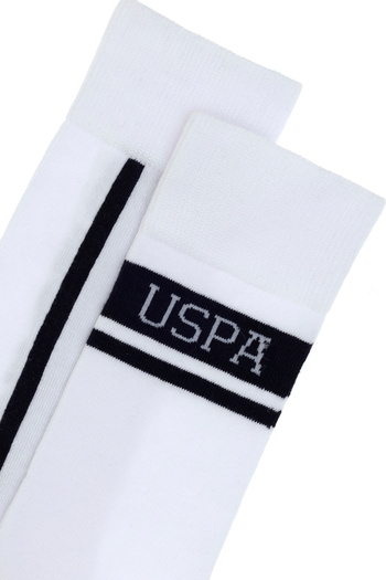 U.S. Polo Assn. Men's White Socks 50311359 -Vr013