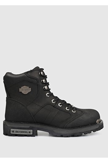 Harley Davidson Clemente Μαύρες Ανδρικές Δερμάτινες Μπότες 025M100530