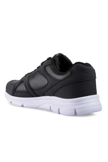 Slazenger Günlük Bağcıklı Unisex Sneaker Siyah Beyaz Koşu Ayakkabısı