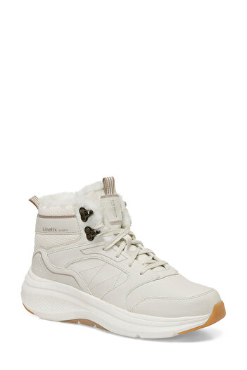 Kinetix Γυναικείο ψηλό αθλητικό παπούτσι WARBEL PU KRK HI W 4PR Ecru