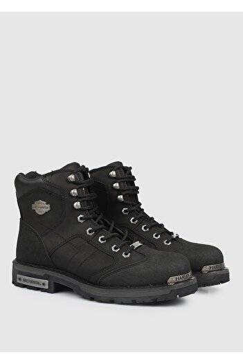 Harley Davidson Clemente Μαύρες Ανδρικές Δερμάτινες Μπότες 025M100530