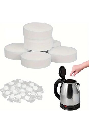 Generic ١٠ أقراص حمض الستريك، أقراص لإزالة الترسبات الكلسية والأوساخ، أقراص لغلايات المياه، موزعات المياه، والمزيد