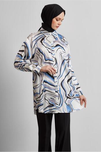 Alvina Patterned Tunic Model: 44819