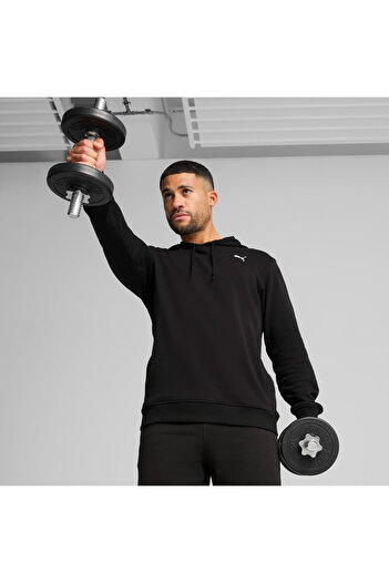 Puma Tad Ess French Terry Men's Black Sweatshirt