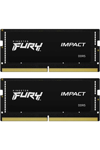 Kingston Memorii laptop Kingston FURY Impact, 32GB(2xx16GB), DDR5, 5600MHz, CL40, 1.1v, Dual Channel Kit