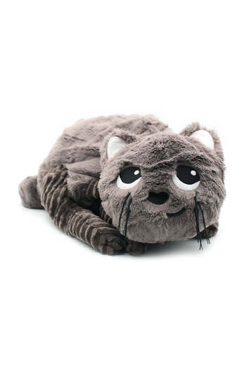 les deglingos MIAOU THE CAT MUM & BABY BROWN GREY