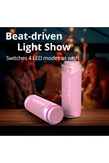 Tronsmart Tronsmart T7 30W Waterproof Portable Speaker, SouldPulse Audio with 360 Surround Sound Pink
