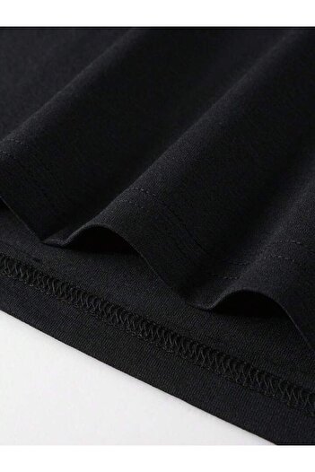 Fandr Store Black Oversized Crew-Neck Overthinker T-shirt