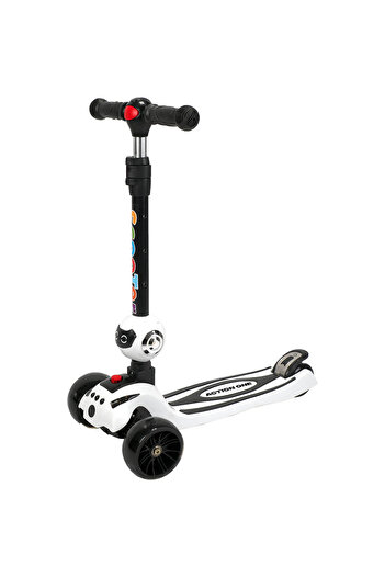 ACTION ONE My Robot scooter with music, platform and light-up wheels, white