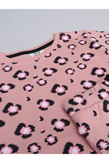 Victor and Jane By Styli All-Over Printed Cotton T-Shirt and Shorts Set
