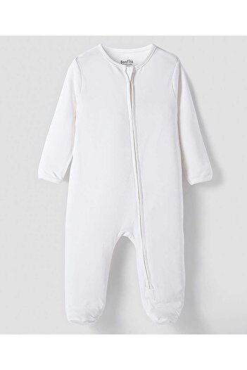 Bonfino Bonfino 100% Cotton Knit Full Sleeve Sleepsuits With Solid Color Pack Of 4 -Blue & White