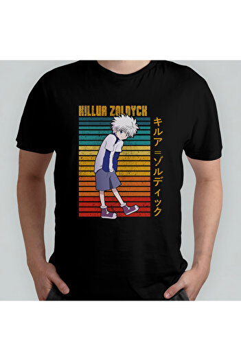 Pixxa Hunter X Hunter Killua Unisex 100% бавовняна футболка з круглим вирізом, модель 1