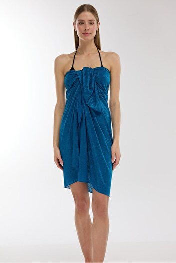 AYYILDIZ 4804 Petrol Blue Pareo