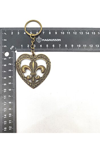 BONCADAS Figure Keyring with Heart and Love
