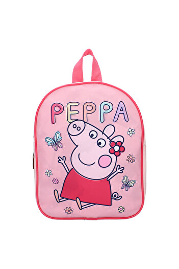 Peppa Pig Children's backpack, 29x22x9 cm, one compartment, multicolor, adjustable straps, I love This, Peppa Pig