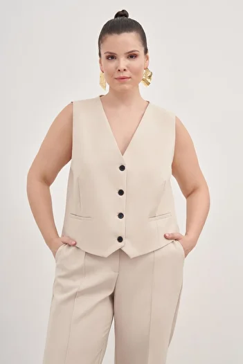 MYLİNE Lined Classic Vest