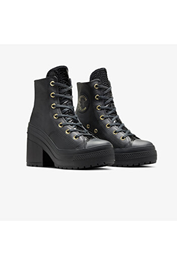 Converse Chuck 70 De Luxe Heel - Women's Black Casual Shoes A12346C