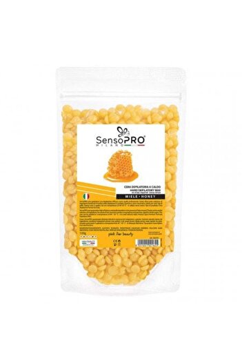 SensoPRO Milano Elastické depilační voskové granule, SensoPro, med, 100 g