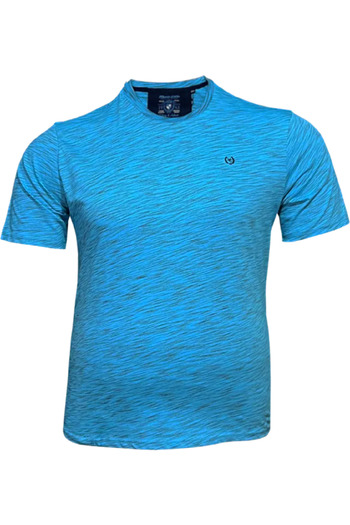 montecarlo Μπλουζάκι μεγάλου μεγέθους Flamed Lycra Combed Cotton