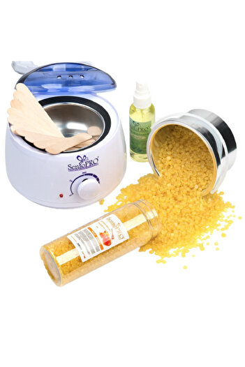 SensoPRO Milano Kit epilare cu ceara tradicionala granule miere SensoPro