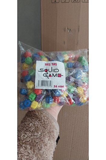 Squid Game 2 لعبة Gonggi 5 Stone (FIVE STONES) معبأة 36 قطعة (عبوة)
