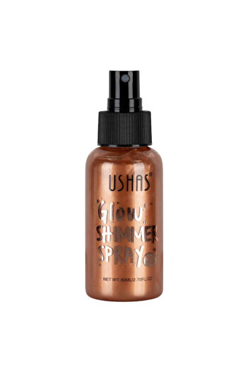 Ushas Rozjasňovač pleti, Ushas, ​​třpytivý sprej, 04, 80 ml