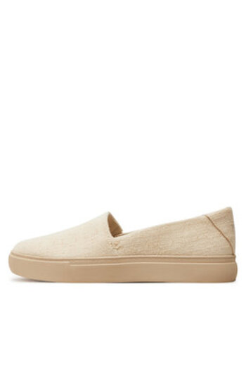 Toms Women's Sneakers beige TOMS-10020726 101 NAT TWO TONE SLU WM KASLIPON SNEAK
