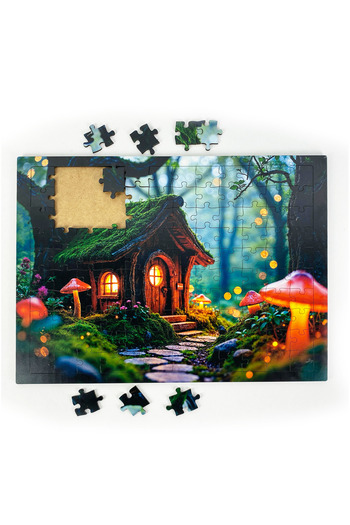 kutuTR Ahşap Puzzle 30x40 cm Ebadında 120 parça M1
