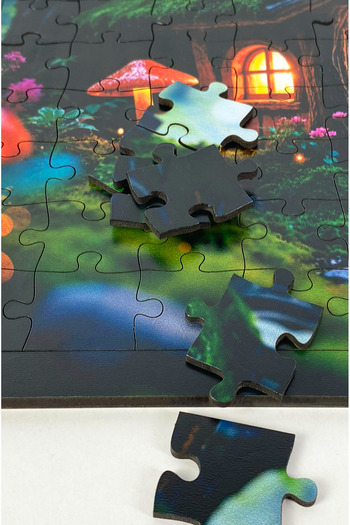 kutuTR Ahşap Puzzle 30x40 cm Ebadında 120 parça M1