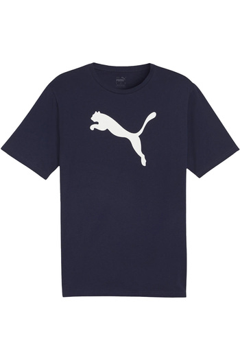 Puma Чоловіча базова бавовняна футболка з круглим вирізом з коротким рукавом повсякденна