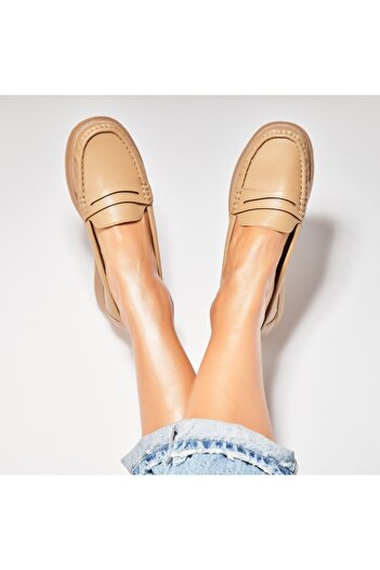 Joana Women's casual shoes Khaki made of Awsa Eco-leather