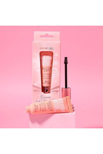Sunkissed Gel Fixare Sprancene, Sunkissed, rychleschnoucí, transparentní, 8 ml