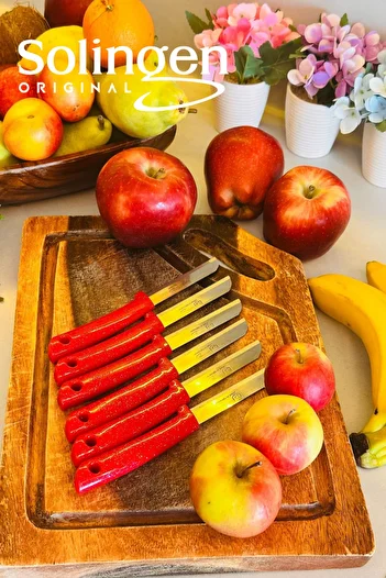 Solingen Set of 6 Original Serrated Fruit and Vegetable Knives