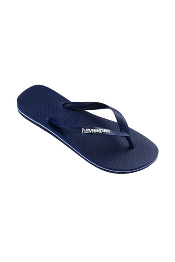Havaianas Жіночі темно-сині капці з логотипом у вигляді філе