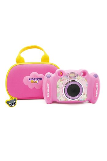 EasyPix Easypix Kiddypix Blizz Camera for Girls, Pink +6 Games included +Transport Case