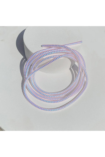 Choice pink 1.6m laser cable protectors spiral data cable organizer wrap universal phone charger cord saver